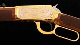 Winchester Model 9422 – MONTANA CENTENIAL, 24k GOLD, HAND ENGRAVED, vintage firearms inc - 1 of 17