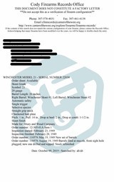 Winchester Model 21 20 Gauge – 6 1/4LBS., ENGLISH GRIP, FACTORY FINISH, vintage firearms inc - 4 of 20