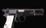 FN 9mm - 98% Factory Blue, 1941 Browning Hi-Power P35 with Holster! vintage firearms inc - 3 of 17