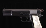 FN 9mm - 98% Factory Blue, 1941 Browning Hi-Power P35 with Holster! vintage firearms inc - 2 of 17