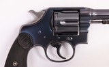 Colt .38 WCF - 1919, NEW SERVICE, 99% ORIGINAL BLUE, COLT LETTER! vintage firearms inc - 4 of 16