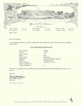 Colt .38 WCF - 1919, NEW SERVICE, 99% ORIGINAL BLUE, COLT LETTER! vintage firearms inc - 16 of 16