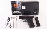 HK P7 9mm - GERMAN, 99% PLUM SLIDE, ORIGINAL BOX & TOOLS, vintage firearms inc - 1 of 16