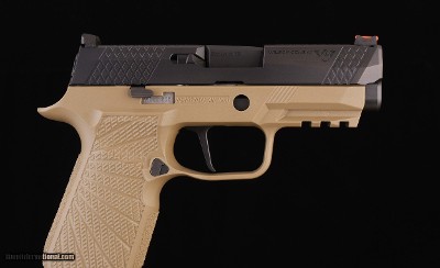 Wilson Combat 9mm - SIG SAUER P320 CARRY, ACTION TUNE, STRAIGHT TRIGGER, vintage firearms - Image 3 of 16