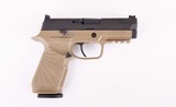 Wilson Combat 9mm - SIG SAUER P320 CARRY, TAN, ACTION TUNE, CURVED TRIGGER, vintage firearms inc - 11 of 17