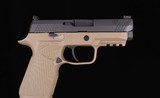Wilson Combat 9mm - SIG SAUER P320 CARRY, TAN, ACTION TUNE, CURVED TRIGGER, vintage firearms inc - 3 of 17
