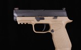 Wilson Combat 9mm - SIG SAUER P320 CARRY, TAN, ACTION TUNE, CURVED TRIGGER, vintage firearms inc - 2 of 17