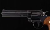Colt .357 Magnum - PYTHON , 6" VENT BARREL, FACTORY FINISH BLUE, 99%+, WOW! vintage firearms inc - 3 of 23