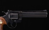 Colt .357 Magnum - PYTHON , 6" VENT BARREL, FACTORY FINISH BLUE, 99%+, WOW! vintage firearms inc - 2 of 23