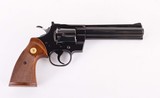 Colt .357 Magnum - PYTHON , 6" VENT BARREL, FACTORY FINISH BLUE, 99%+, WOW! vintage firearms inc - 11 of 23
