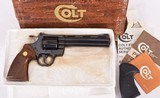 Colt .357 Magnum - PYTHON , 6" VENT BARREL, FACTORY FINISH BLUE, 99%+, WOW! vintage firearms inc