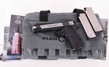 Wilson Combat .45 ACP – VICKERS ELITE, REVERSE TWO-TONE STAINLESS STEEL, vintage firearms inc - 1 of 17