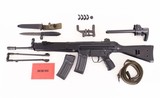 Heckler & Koch .223 - PREBAN HK93, ALL ORIGINAL, FIXED & COLLAPSIBLE STOCK, BAYONET & STAMAG SCOPE MOUNT, vintage firearms inc - 1 of 22
