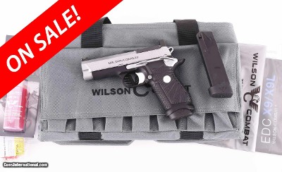 Wilson Combat 9mm - EDC X9, VFI SIGNATURE, STAINLESS, MAGWELL, OPTIC READY! vintage firearms inc