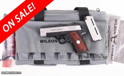 Wilson Combat 9mm - SENTINEL XL, VFI SIGNATURE, STAINLESS, COCOBOLO, vintage firearms inc
