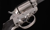 Colt Model 1877 – .38 COLT LIGHTNING, NICKEL, STOREKEEPER’S MODEL, 95%, vintage firearms inc - 12 of 22