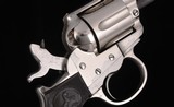 Colt Model 1877 – .38 COLT LIGHTNING, NICKEL, STOREKEEPER’S MODEL, 95%, vintage firearms inc - 19 of 22