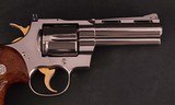 Colt .357 Magnum - PYTHON, FACTORY NICKEL, GOLD PLATED JEWELED PARTS, FACTORY GRIPS, vintage firearms inc - 4 of 19