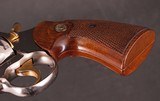 Colt .357 Magnum - PYTHON, FACTORY NICKEL, GOLD PLATED JEWELED PARTS, FACTORY GRIPS, vintage firearms inc - 17 of 19