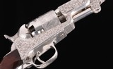 Colt .31 Model 1849 Pocket Percussion - SILVER PLATED DELUXE PRESENTATION GRADE, GUSTAV YOUNG ENGRAVED, vintage firearms inc - 17 of 24