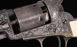 Colt Model 1849 .31 - INSCRIBED AND PRESENTED TO LT. WILLIAM DICKINSON, CIVIL WAR, GUSTAV YOUNG ENGRAVED, vintage firearms inc - 18 of 25