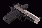 Wilson Combat .38 Super - SENTINEL XL, STAINLESS & BLACK, MAGWELL, SRO, NEW! vintage firearms inc - 3 of 20