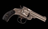 Smith & Wesson Double Action 4th Model- 99% FACTORY NICKEL, ANTIQUE, vintage firearms inc - 2 of 16