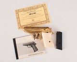 Walther PPK, Gold plated, Hand Engraved, Limited Edition- 1of 500, MI6, vintage firearms inc - 2 of 19