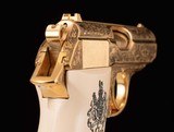 Walther PPK, Gold plated, Hand Engraved, Limited Edition- 1of 500, MI6, vintage firearms inc - 8 of 19