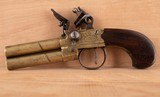 Tap Action Pistol engraved James McLay, EXCELLENT WORKING EXAMPLE, vintage firearms inc