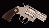 Colt Python, UNIQUE PLAIN SIDEPLATE, 2 1/2” BARREL, MIRROR BORE, vintage firearms inc - 2 of 14