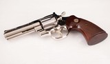 Colt Python, RE- NICKELED, WALNUT TARGET GRIPS, PERFECT TRIGGER, vintage firearms inc - 12 of 16