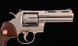 Colt Python, RE- NICKELED, WALNUT TARGET GRIPS, PERFECT TRIGGER, vintage firearms inc - 4 of 16