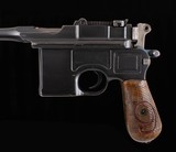 Mauser C96 'Red 9' 9mm Broomhandle - EXCELLENT BORE, WITH STOCK, vintage firearms inc - 4 of 18