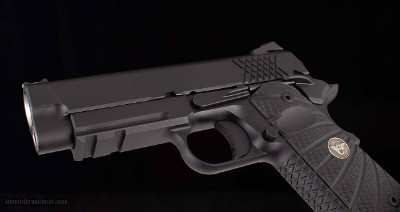 Wilson Combat .45ACP – X-TAC ELITE PROFESSIONAL, BLACK, MAGWELL, LIGHTRAIL, vintage firearms - Image 11 of 16