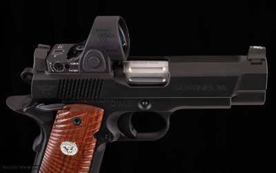 Wilson Combat 9mm – SENTINEL XL, VFI SERIES, MAGWELL, SRO, COCOBOLO GRIPS, vintage firearms - Image 6 of 17