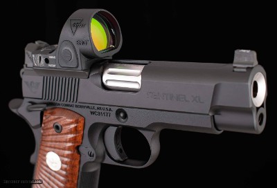 Wilson Combat 9mm – SENTINEL XL, VFI SERIES, MAGWELL, SRO, COCOBOLO GRIPS, vintage firearms - Image 4 of 17