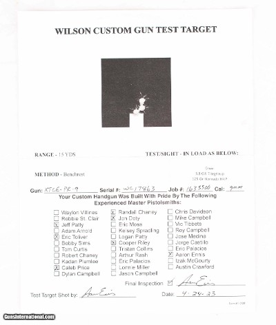 Wilson Combat 9mm - XTAC ELITE PROFESSIONAL, MAGWELL, 10-ROUND, vintage firearms - Image 17 of 17