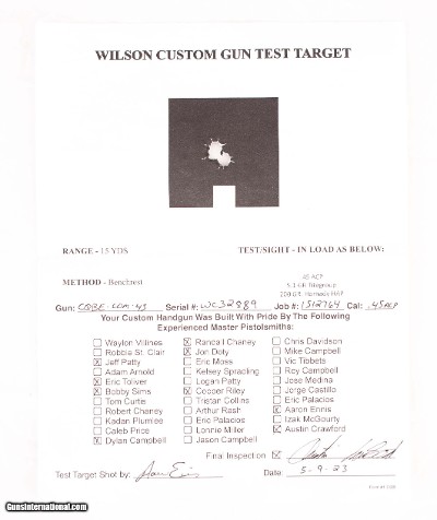 Wilson Combat .45ACP - CQB ELITE COMMANDER, VFI SERIES, vintage firearms - Image 17 of 17