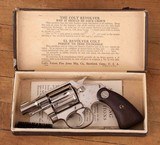 Colt Detective Special – 1933, NICKEL, ORIGINAL BOX, vintage firearms inc - 13 of 14