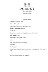 PURDEY EXTRA-FINISH 12 BORE, HARRY KELL ENGRAVED, vintage firearms inc - 25 of 25