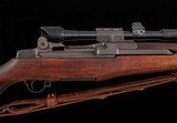 Springfield M1D Garand .30-06 - 1943, M84 TELESCOPE, NM, vintage firearms inc - 9 of 24