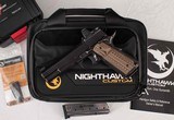 Nighthawk War Hawk Government 9mm
SMOKED NITRIDE, RMR, MAGWELL, 5
BARREL, vintage firearms inc