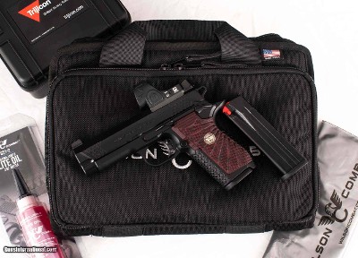 Wilson Combat EDC X9 9mm -VFI SERIES, CHERRY, SRO, 4”, vintage firearms inc
