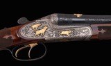 FRANZ SODIA DOUBLE RIFLE – .458 WIN, 9 GOLD INLAYS, WOW! vintage firearms inc - 3 of 25