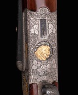 FRANZ SODIA DOUBLE RIFLE – .458 WIN, 9 GOLD INLAYS, WOW! vintage firearms inc - 2 of 25