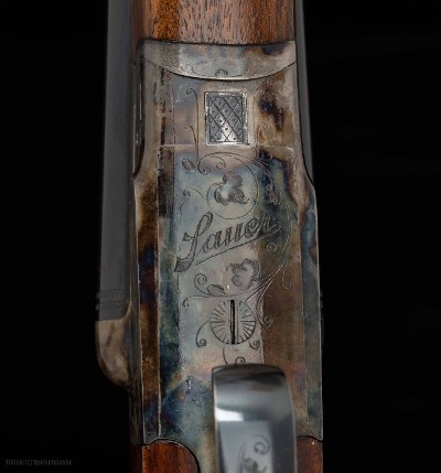 J.P. Sauer SXS 16 Ga - 1944 WARTIME, 99% FACTORY MINT, vintage firearms - Image 2 of 25