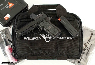 Wilson Combat EDC X9 2.0, 9mm - VFI SERIES, BLACK EDITION, SRO, vintage firearms inc