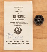 Ruger Blackhawk, .357MAG - 1970, 98%, SCOPED, 6.5”, vintage firearms inc - 10 of 10