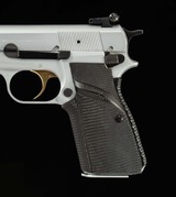 Browning Hi-Power, 99%, BELGIUM MADE, SATIN CHROME, vintage firearms inc - 8 of 16